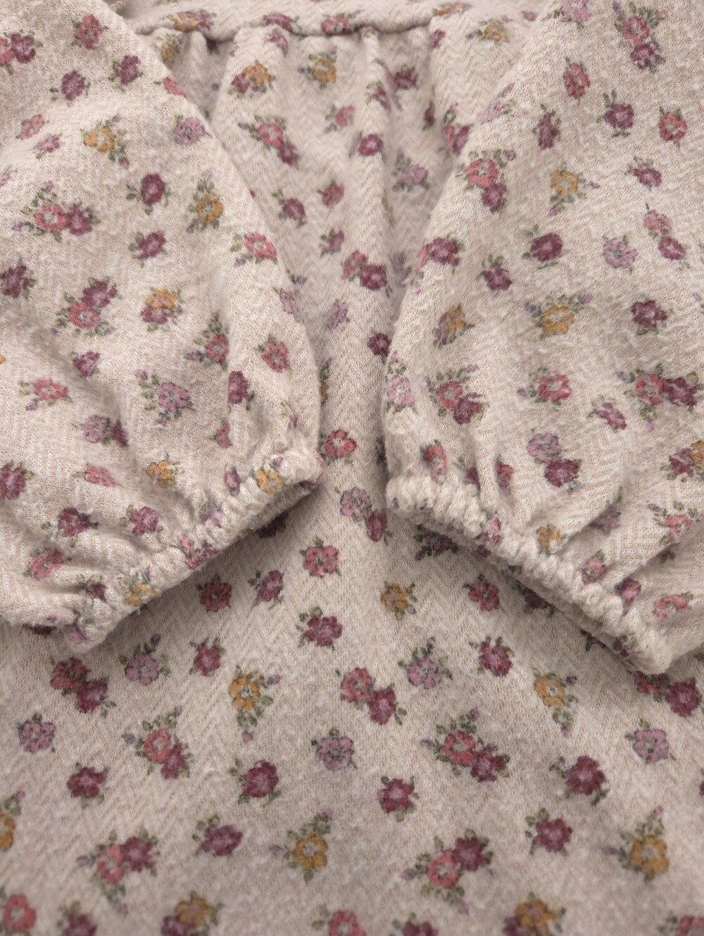 Zara Girls Floral Print Herringbone Dress size 3-4 Years - Picture 5 of 16